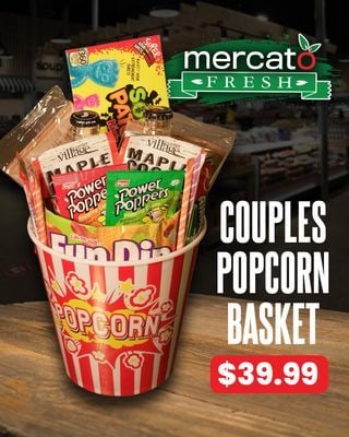 Couples Popcorn Basket, photo 1